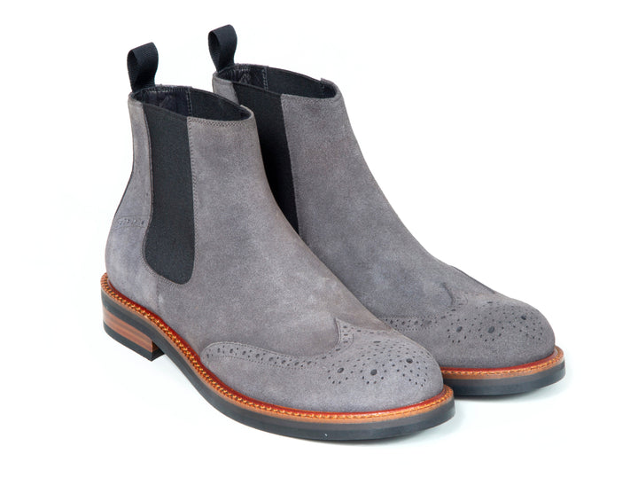 Positano Grey Chelsea Boots