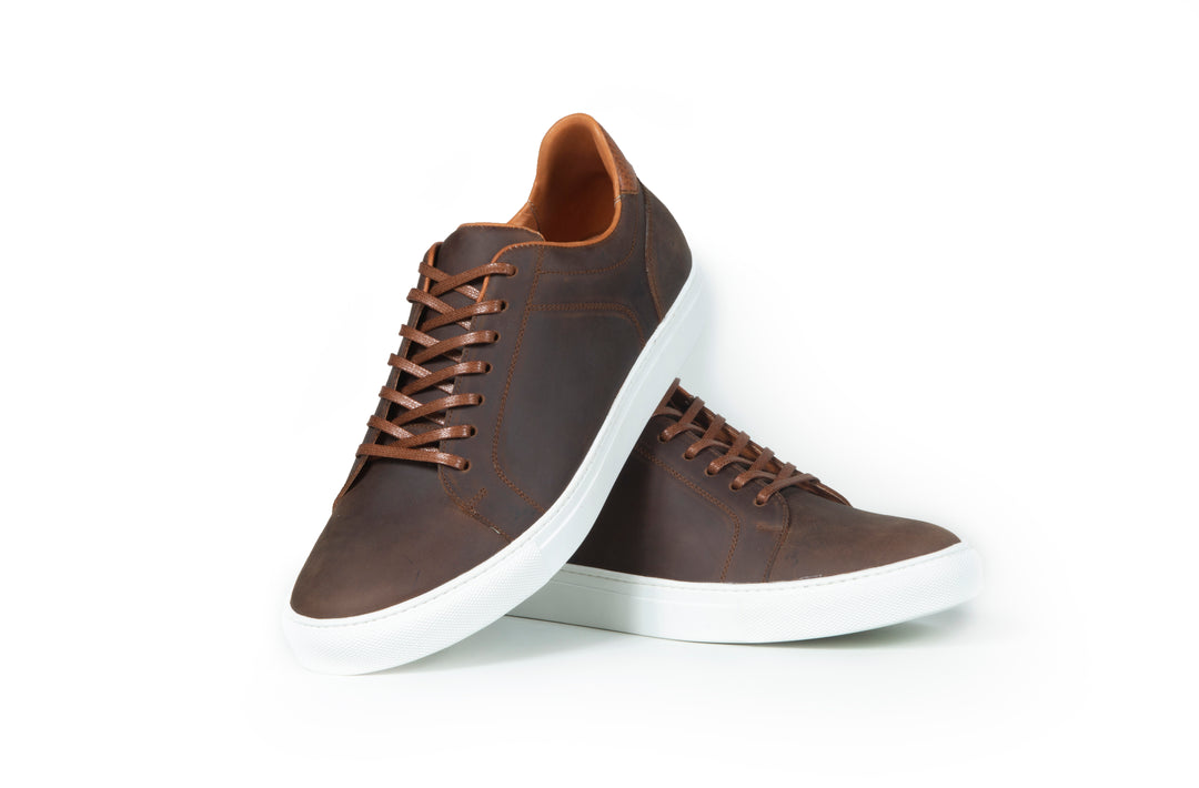 Brunello Sneakers Brown Leather