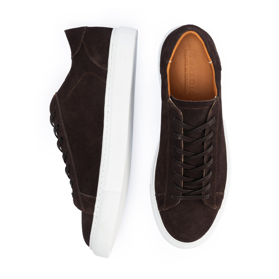 Verona Brown Suede Sneakers