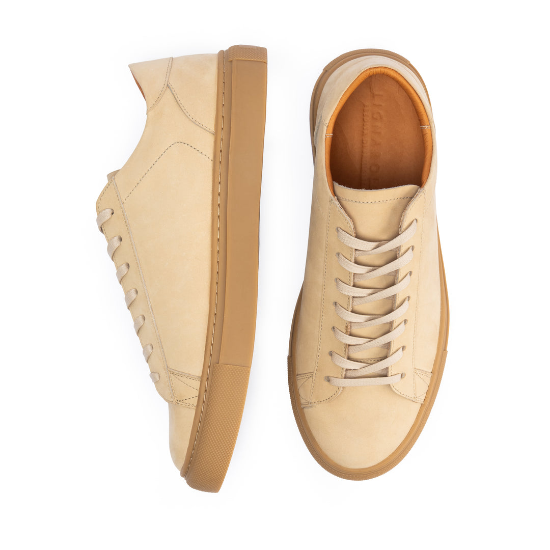 Verona Nobuck Beige Sneaker