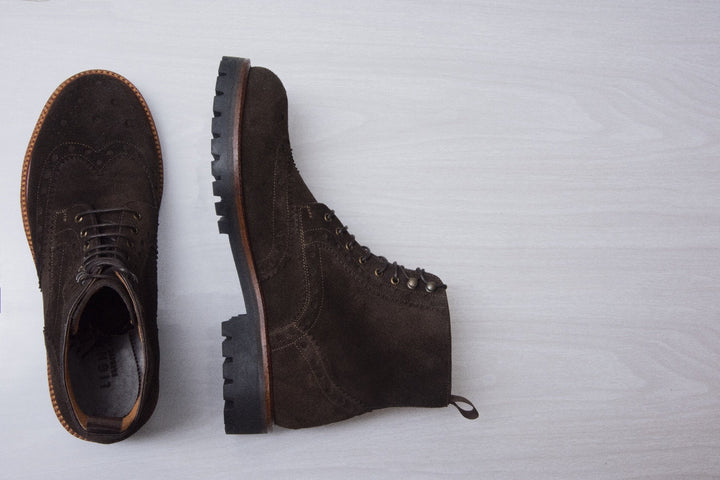 San Gimignano Derby Boots Dark Brown