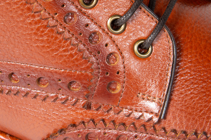 San Gimignano Derby Boots Full-Grain Leather Mustard
